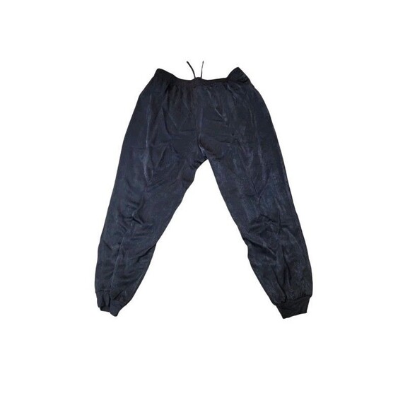 Black AnyBody Tall Satin Jogger Pants Side Pockets New Casual Lounge XL - Picture 5 of 15